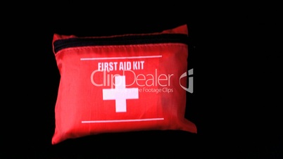 First aid kit falling