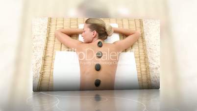 Relaxation and massage montage