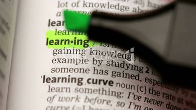 Definition of learning