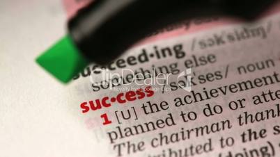 Definition of success