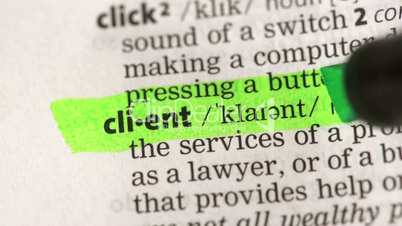 Definition of client