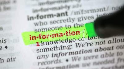 Definition of information