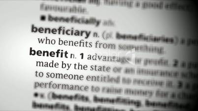 Focus on benefit