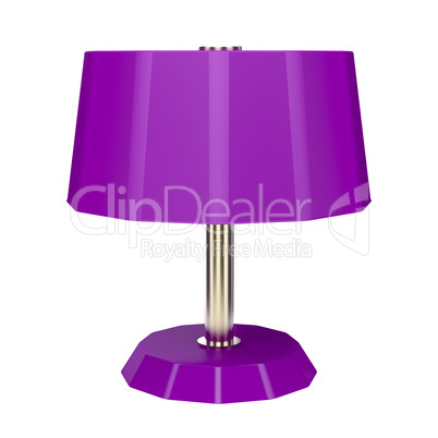 Purple lamp