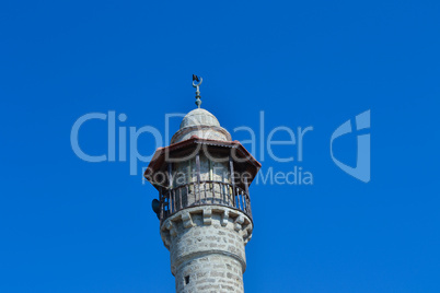 Mosque minaret in Tel Aviv