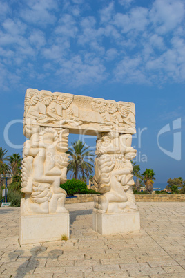 Statue in Jaffa ,Jacob's dream