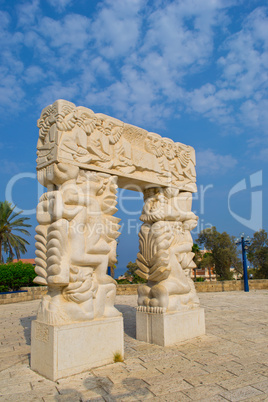 Statue in Jaffa ,Jacob's dream