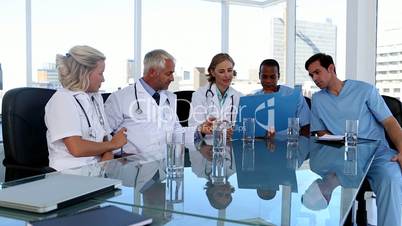 Medical team during a meeting