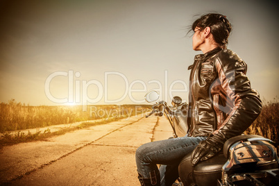 Biker girl