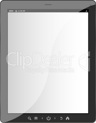 Tablet PC Isolated on White Background