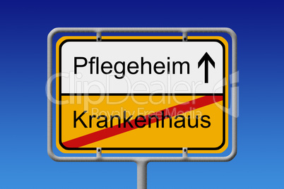 Pflegeheim - Krankenhaus