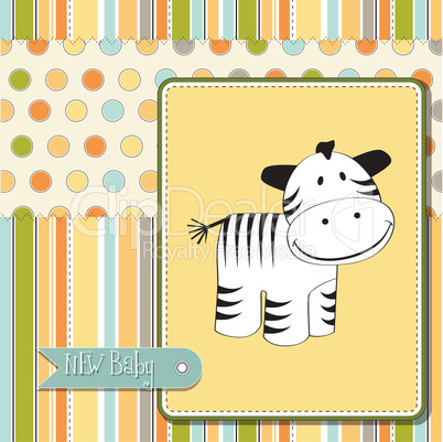 cute baby shower card with zebra cute baby shower card with zebra