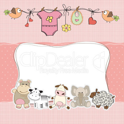 baby girl shower card baby girl shower card