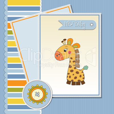 welcome baby card