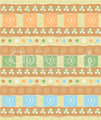 Beautiful and vintage seamless background