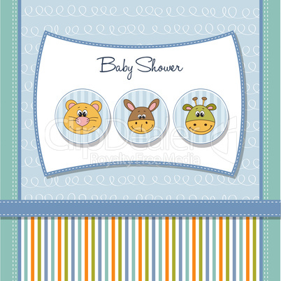 baby shower card