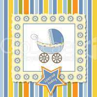 shower card with pram