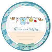 baby boy shower card