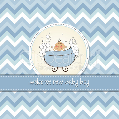 baby boy shower card