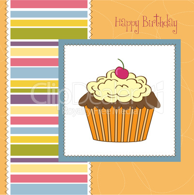 Birthday cupcake