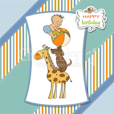 funny cartoon birthday greeting card