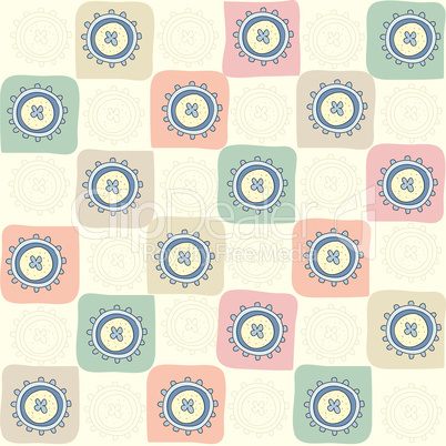 childish seamless abstract pattern