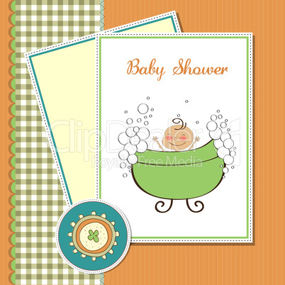 baby boy shower card