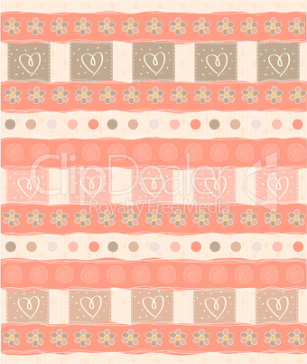 Beautiful and vintage seamless background