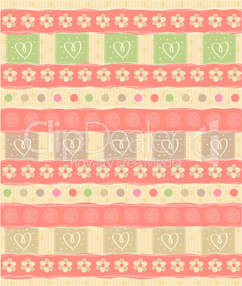 Beautiful and vintage seamless background