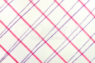 Fabric with pink and purple stripes