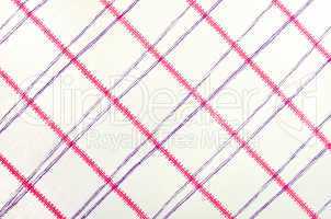 Fabric with pink and purple stripes