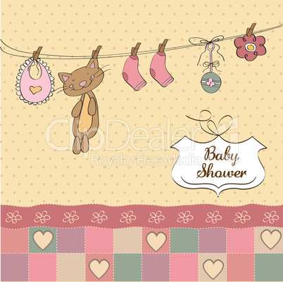 Baby shower invitation card