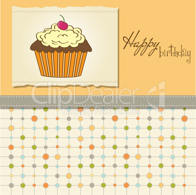 Birthday cupcake