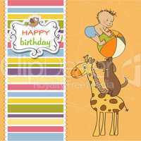 funny cartoon birthday greeting card