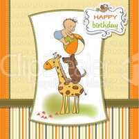 funny cartoon birthday greeting card