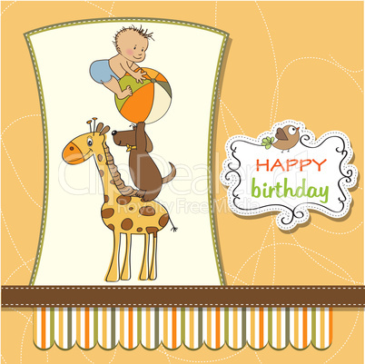 funny cartoon birthday greeting card