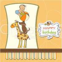 funny cartoon birthday greeting card