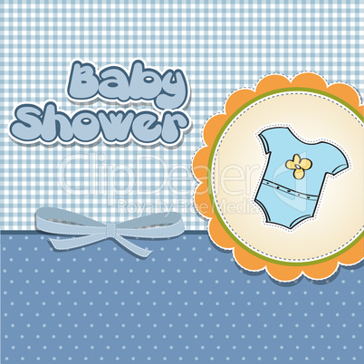 new baby boy announcement card