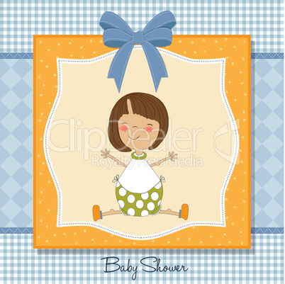 new baby girl announcement card new baby girl announcement card