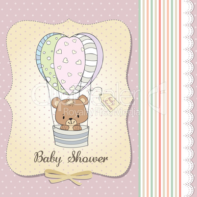 new baby girl announcement card