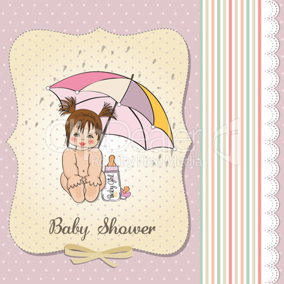 baby girl shower card baby girl shower card