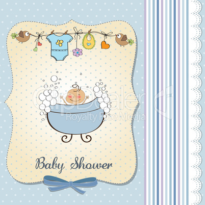 baby boy shower card