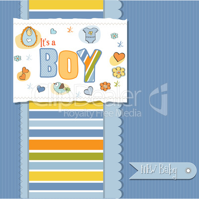 baby boy shower card