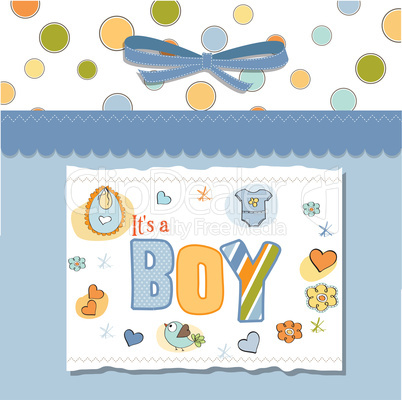 baby boy shower card