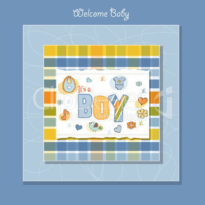 baby boy shower card