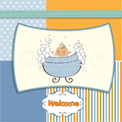 baby boy shower card