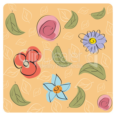 seamless floral background