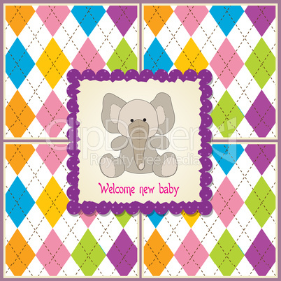 romantic baby announcement card romantic baby announcement card