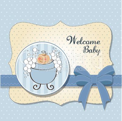 baby boy shower card