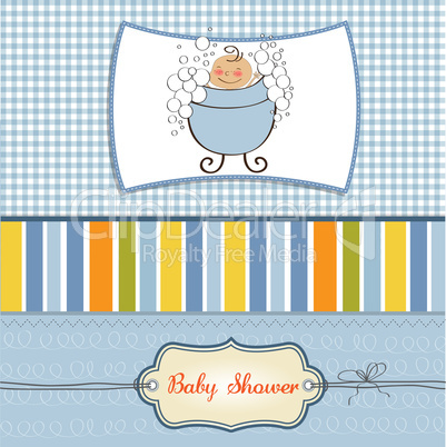 baby boy shower card